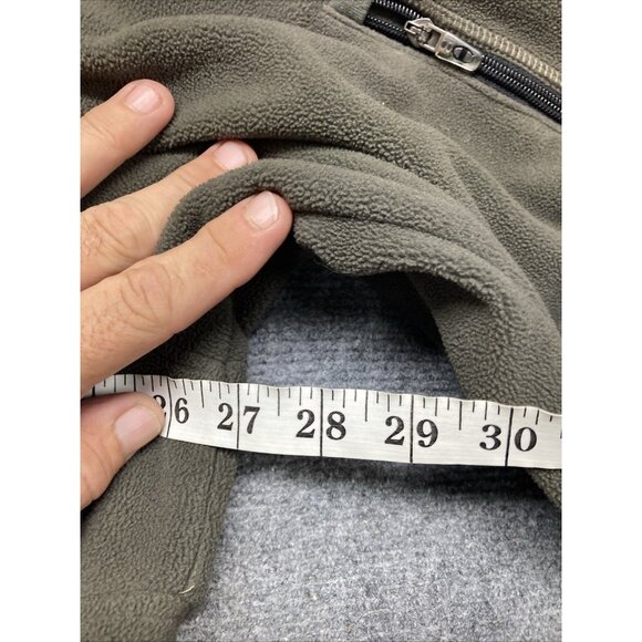 Champion Fleece Jacket Men’s Size XL Green Long Sleeve Full Zip - Picture 9 of 13